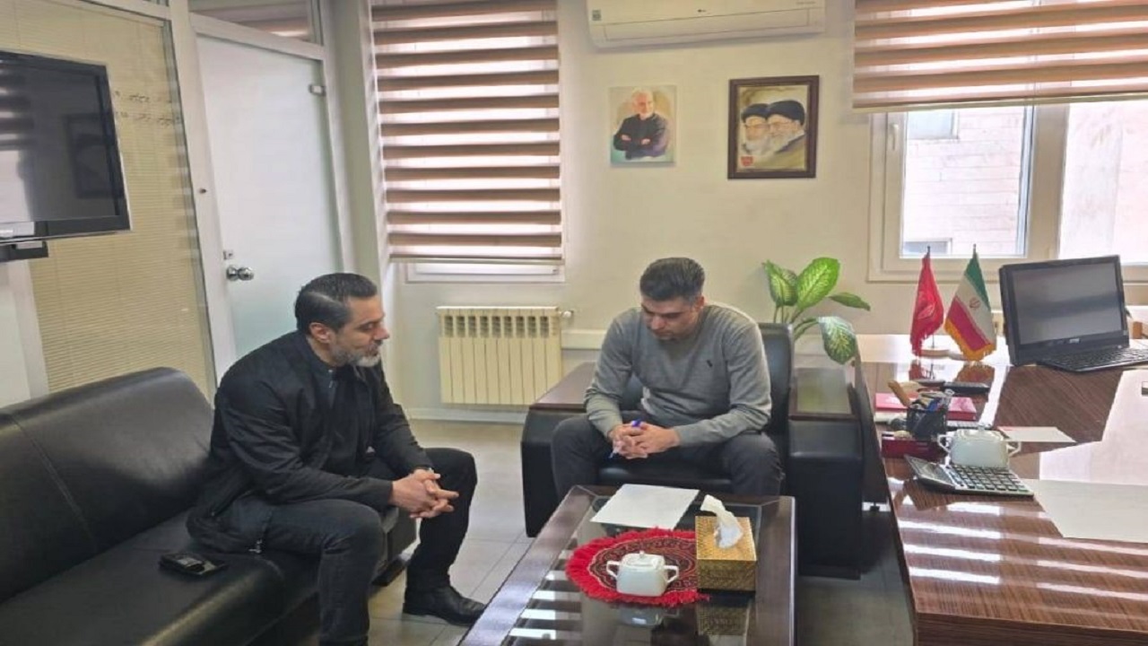 نشست پیمان حدادی با افشین پیروانی برای هماهنگی امور تیم نشست پیمان حدادی با افشین پیروانی برای هماهنگی امور تیم