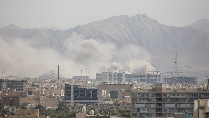 شلیک پدافند هوایی به سمت اهداف متخاصم دشمن در آسمان تهران شلیک پدافند هوایی به سمت اهداف متخاصم دشمن در آسمان تهران