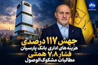 جهش هزینه‌ها در بانک پارسیان/۱۸٫۸ همت خرج اداری و مطالبات مشکوک‌الوصول